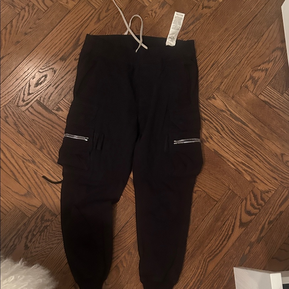 Rick Owens Black Joggers with Drawstring